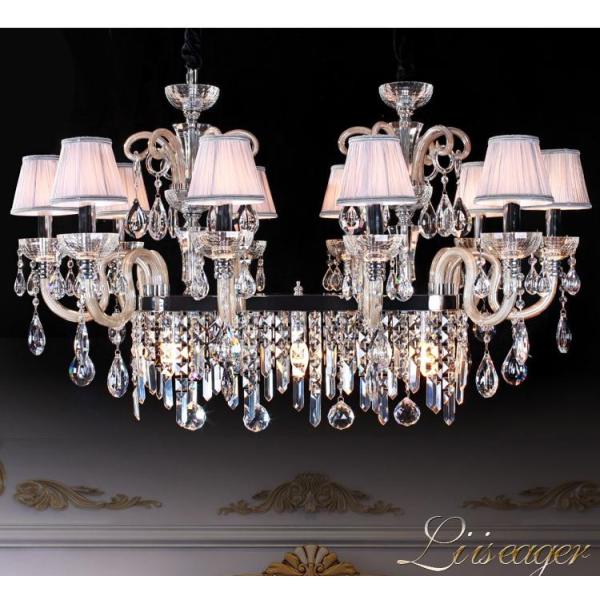 Rectangular crystal chandelier dining room (WH-CY-89）