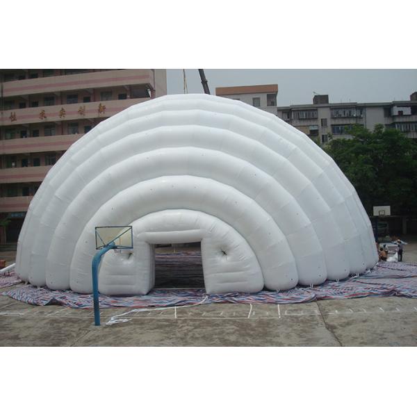Изумляя шатёр глобуса нейлона стопа сулоя FR шатер выставки белого раздувной