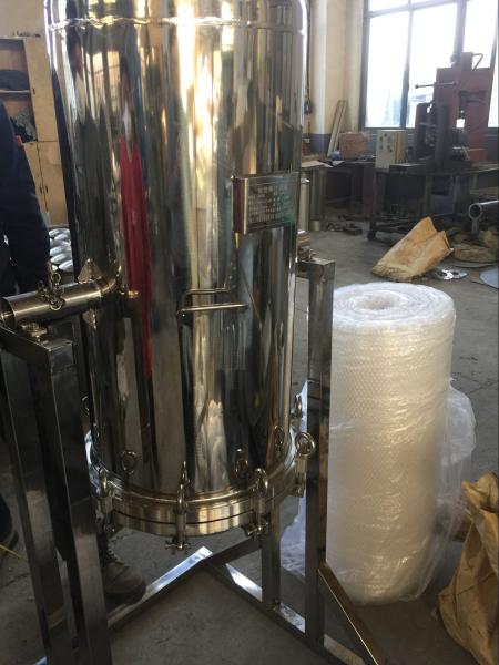 2.2KW Power Stainless Steel Bag Filter Housing Single Bag Filter Machine