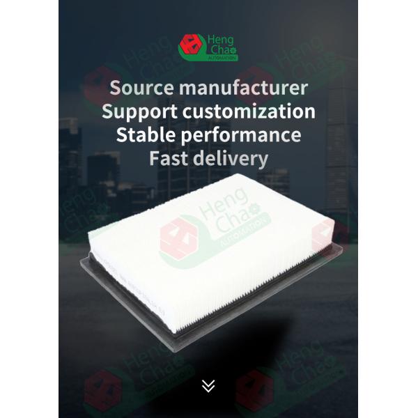 Прямоугольная производственная линия фильтра воздушного фильтра H260810140180 кабины