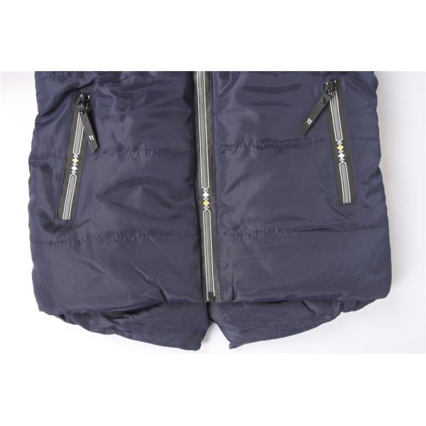 Multicolour Olive Navy Boys Longline Puffer Coat 100% Polyester Fiver