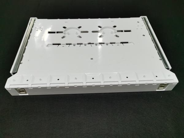 Plastic 1U 24 SC Adapter Ports Sliding Fiber Optic Patch Panel 19' 24Cores Rack Mount ODF