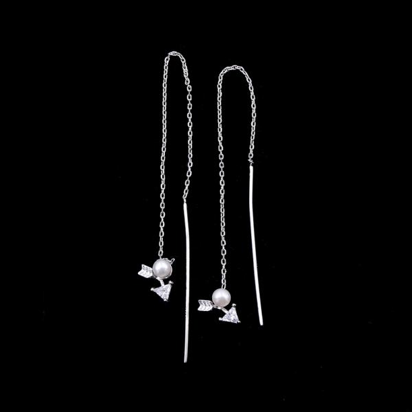 Стиль европейского реального дисплея ювелирных изделий формы С925 кроны серег жемчуга имперского королевский