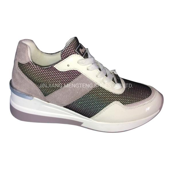 Fashion Pu Imitation Suede Casual Shoes , Good Walking Performance High Heel Shoes