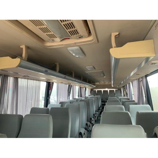 LHD Rear Engine Higer Brand Model KLQ6115 Passenger Bus Steel Chassis Used Coach Bus 53 Seats