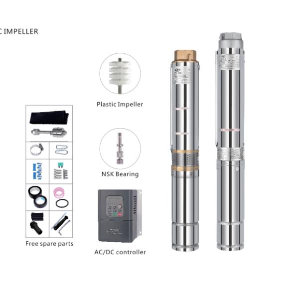 200m submersible Solar Water Pump