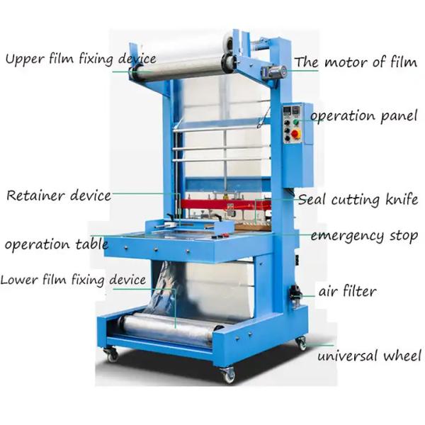 Машина для упаковки бутылочных пакетов/машина для упаковки пленочной растяжки/машина для упаковки пленочной манжеты типа PE