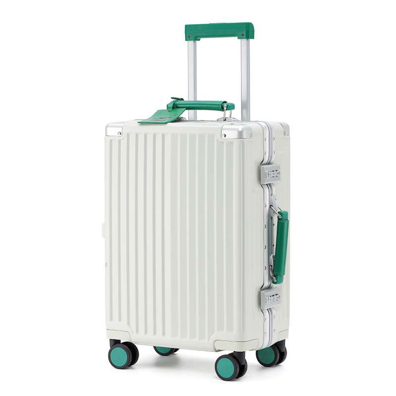 20in Business Travel Luggage Suitcase Silent Wheels Aluminum 24 Inch Suitcase