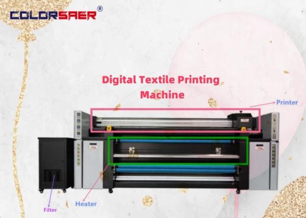 SAER i3200 2200mm Digital Textile Printer with 6kw Heater