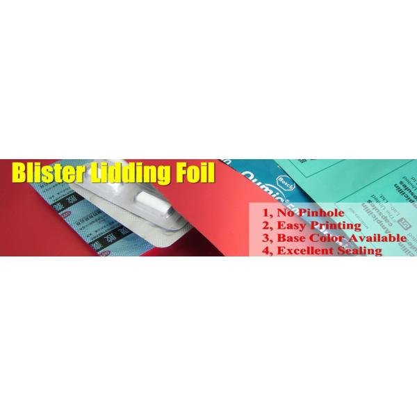 20MIC or 25MIC or 30MIC PTP Aluminum Blister Foils / Blister Lidding Foil For Capsules