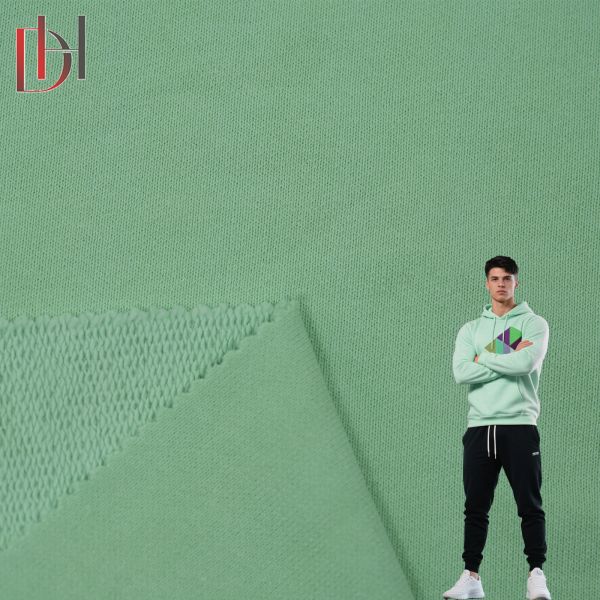Combed 100% Cotton Premium Hoodie Fabric 410gsm Fleece Fabric