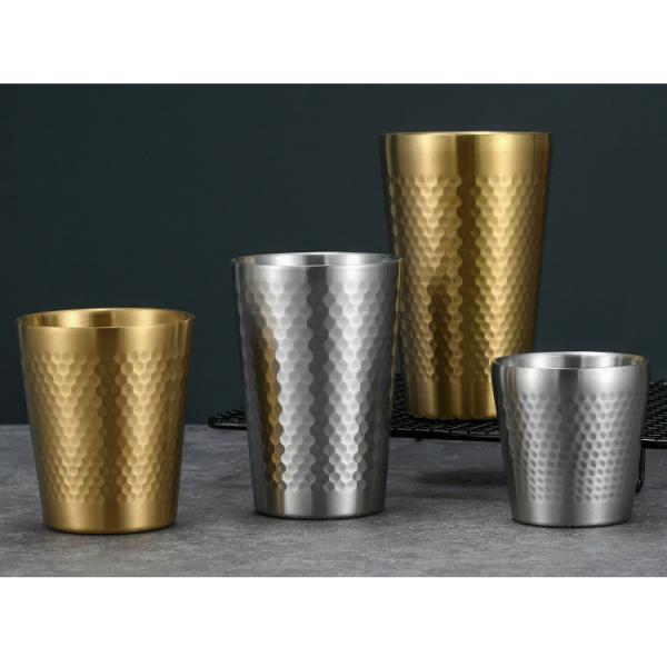 Whisky Rum Vacuum Stainless Steel Beer Mug 10oz 300ml For Barbecue Party