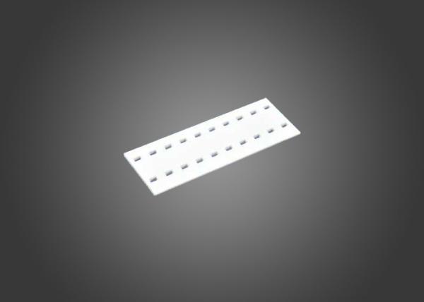 White Talc Porcelain High Tech Ceramic Plates , Industrial Machinable Glass Ceramic