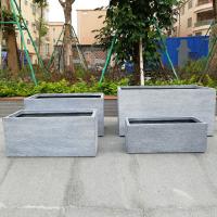 Moderne style Planteurs en fibre d'argile en poudre revêtue de finition