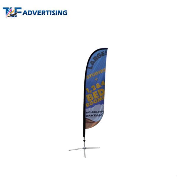 10ft 3m Custom Flag Banners For Auto Shop Display Scratch Resistant Professional Textile