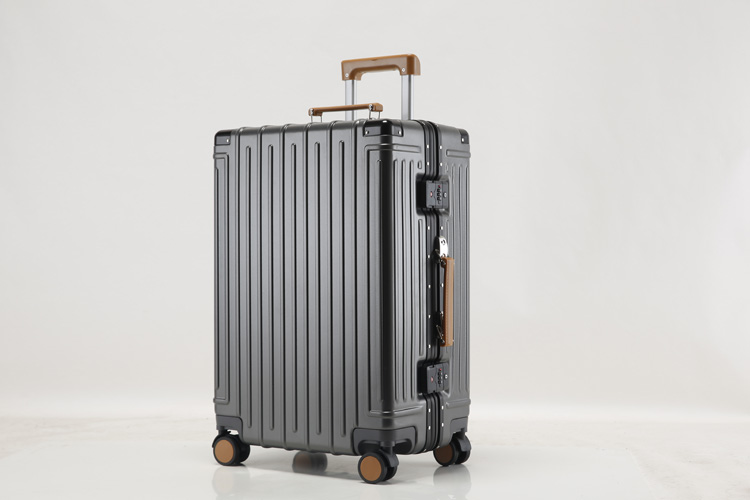 New 20-Inch Boarding Case 24-Inch Anti-Fall Trolley Case Mute Wheel PC Password Luggage Suitcase Mainly ABS Unisex Spinner