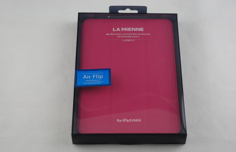 Unique Wallet Leather Red For Ipad Mini Hard Shell Protective Case