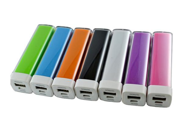 1200mAh  18650 Battery  Lip Gross Portable Mobile Power Bank in Acrylic Casing