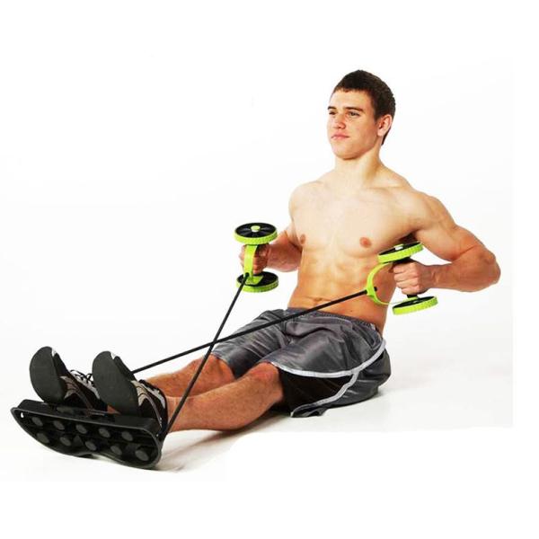 Колесо высокое ElasticTube тренировки ноги ролика Ab колеса многофункциональной веревочки напряжения двойное