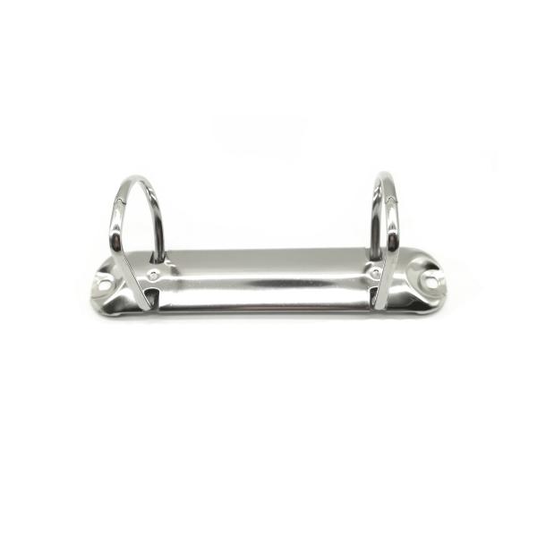 A4 D Ring Binder Mechanism Metal 2 Ring Binder Clip Silver Stationery Accessory