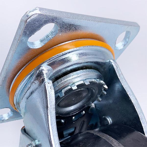 Rodízio Lockable resistente ao calor de 5 polegadas 500 Fahrenheit