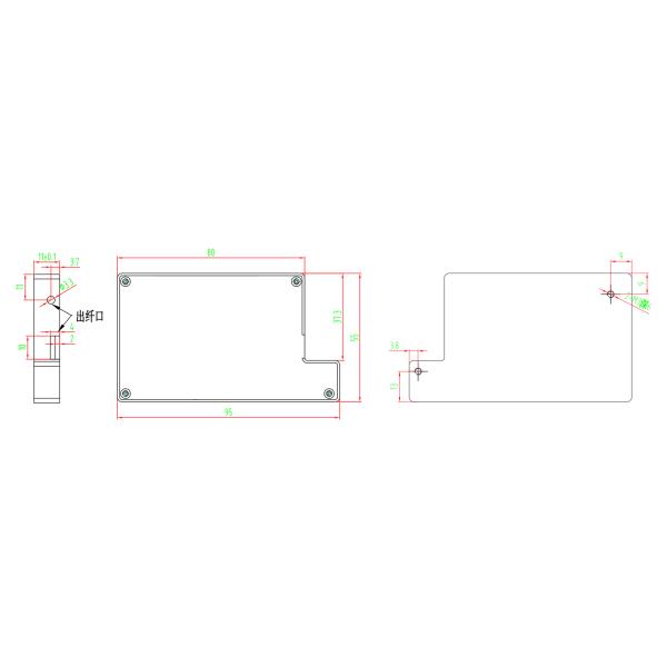 AAWG 100GHz Spacing Flat Top 36ch C20-C55 MUX DEMUX