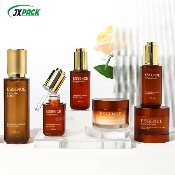 Soins de la peau Cosmétiques Pompe à pulvérisation en PET Bouteille 30 ml 60 ml Bouteilles gouttelettes en plastique