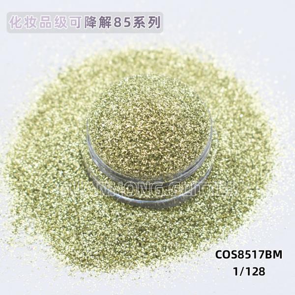 Shiny Compostable Plant Based Glitter Powder Makeup Plant Cellulose Cosmetic Grade Pigment