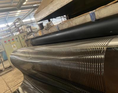 Highways Railways Uniaxial Geogrid 56KN/M Geocomposite Liner