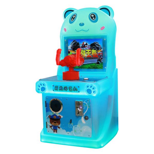Armário de tiro de arcade Bear Coin Mall Robot Crianças Single-player Gunfight King jogo de tiro