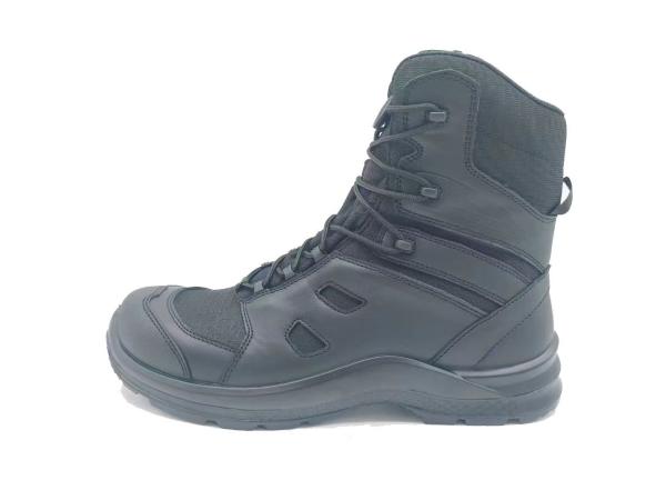 Chaussures de sécurité tactiques haut haut chaussures de randonnée en plein air en cuir de première couche haut de gamme