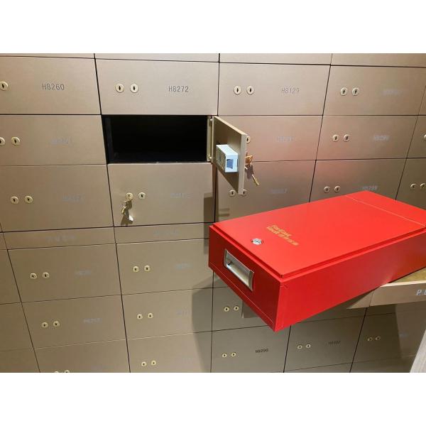 Банка покрова из сплава замка сертификата UL коробка Deposite алюминиевого безопасная с золотым цветом