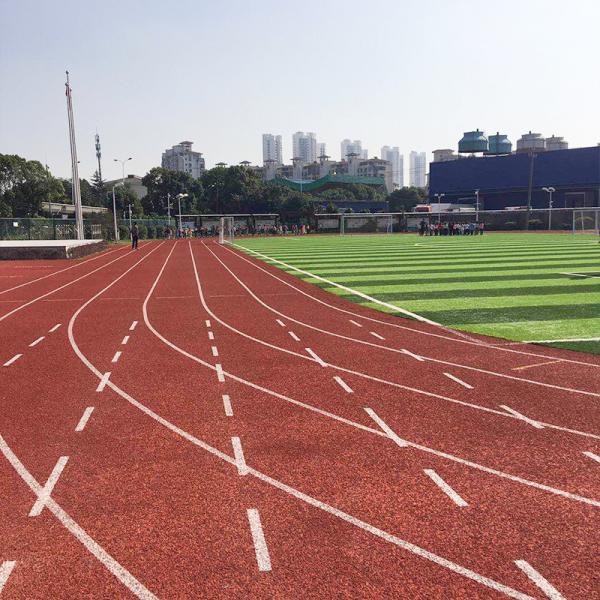 Gym Slipproof Synthetic Sports Flooring Flexible All Weather Durable