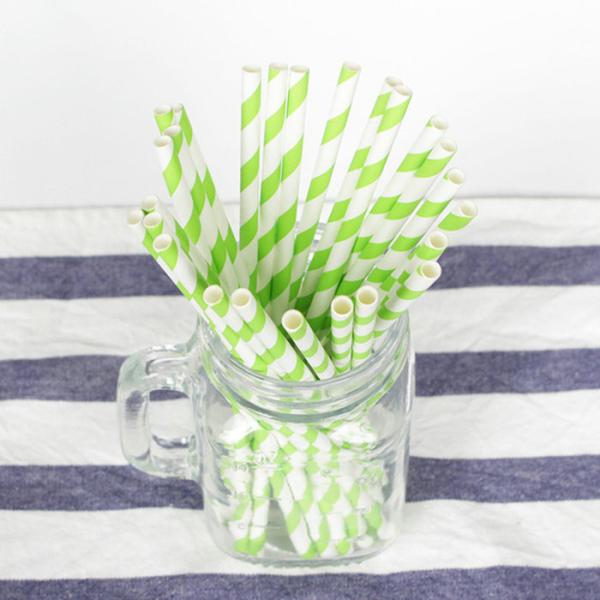 146mm Party Decoration Colorful Biodegradable Cocktail Straws