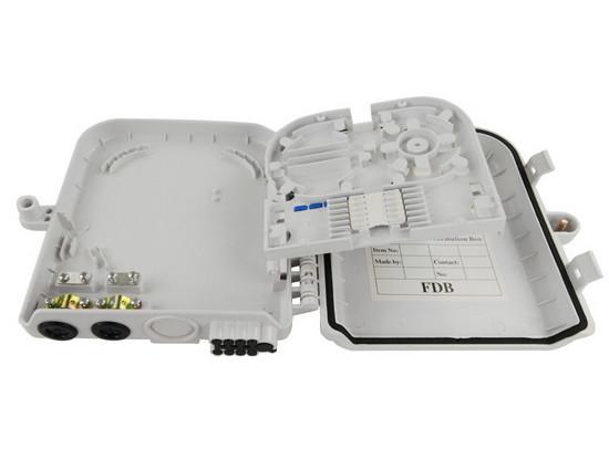 8 Cores FTTH Box Fiber Optic Termination Box Waterproof Wall Mounted 0.66 Kg