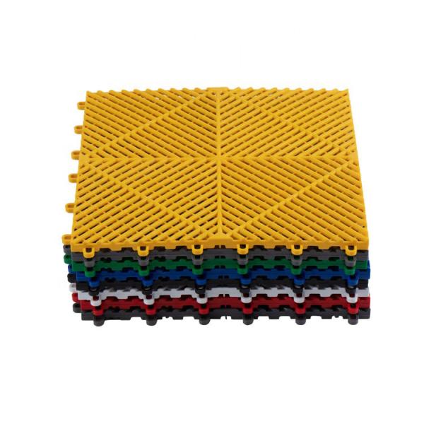 13mm Thickness Interlocking Basketball Flooring Sport Court Tiles For School