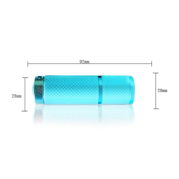 AAA Battery Powered MINI 9 LED Black Light  Led Flashlight for Scorpion Hunt