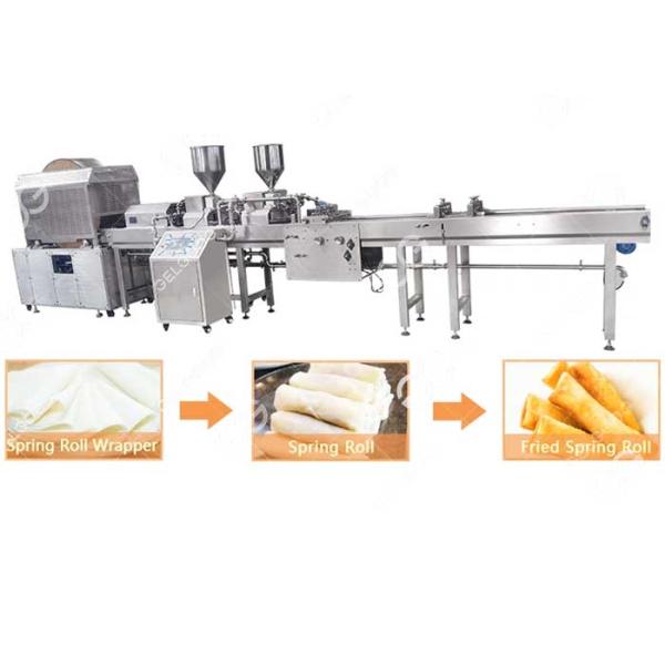Spring Roll Machine Manufacturer 3000PCS/H Spring Roll Making Machine|Chun Juan Equipment Stainless Steel