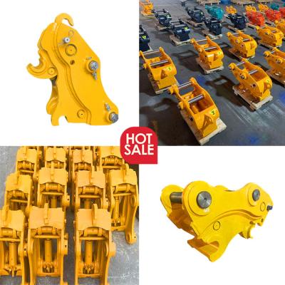 Antirust Backhoe Quick Coupler , Hydraulic Quick Hitch For Excavator Cat Hitachi