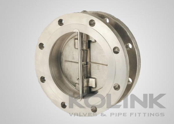Flanged Wafer Check Valve Stainless Steel Dual Plate 2-48 Inch