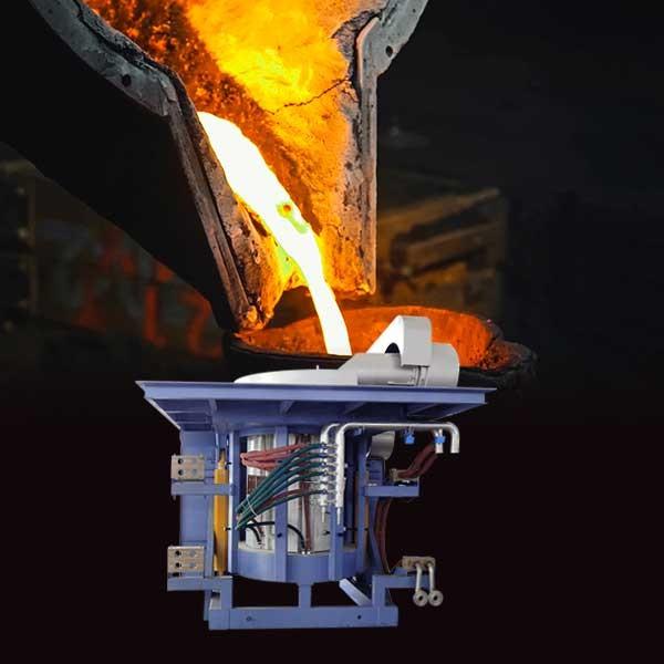 Safety Metal Melting Furnace With Reliability Iron 530 Melting 15%-20% Power Saving Melting Efficiency
