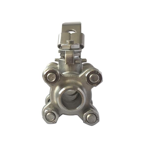 Cf8M Ball Valve , 3 PC Socket Weld Ball Valve With Water Resistance