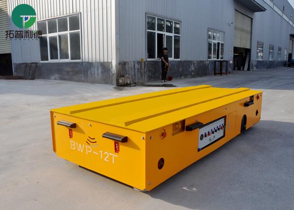 40t aluminum tank handling electric trackless transfer trolley