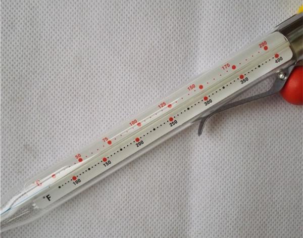 Transparent Glass Candy Thermometer , Jelly Making Candy Oil Thermometer For Home DIY