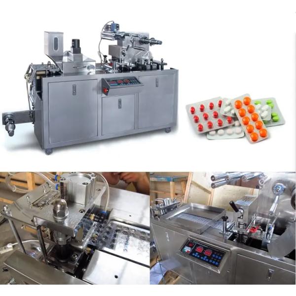 Flat Plate Automatic Blister Packing Machine For Tablets Capsule 50Hz  6kw