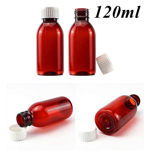 Plastic 250ML Medicine Liquid Bottle With CRC ROPP Screw Cap