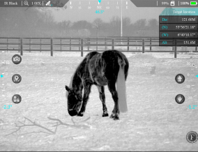 FW-XF1 Monocular Infrared Rangefinder Telescope Ultimate Tool for Outdoor Enthusiasts 5h Battery