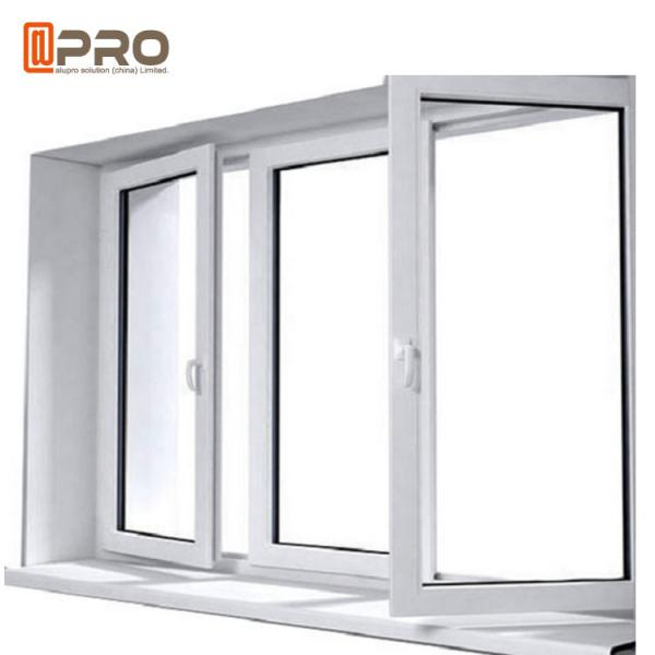Water - Proof Aluminium Flush Casement Windows Powder Coating Thickness 1.0-2.0mm modern casement windows