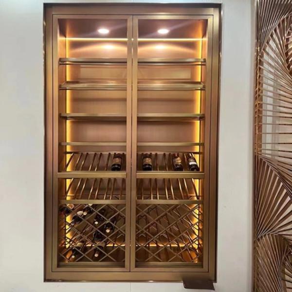 Constant Temperature Wine Cooler Metal Wine Cabinet SS201 SS304