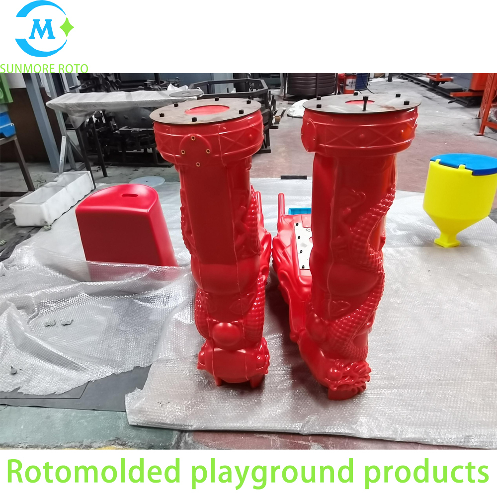 Precision CNC Machined Rotomould Die for Plastic Tap, Rotational Molding Tap Mould